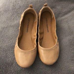 Lucky Brand Flats Patent Nude Size 7.5